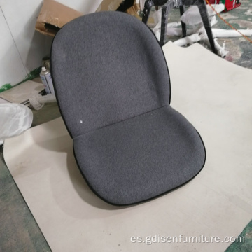 Silla de tapicería de tela de terciopelo de diseño moderno